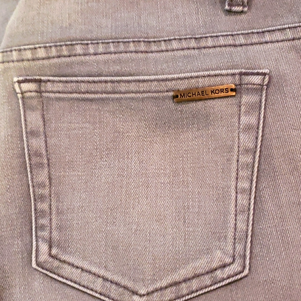 Michael Kors Izzy skinny jean, gray, size 4